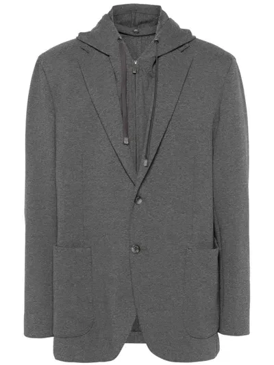 Boggi Milano Madison Blazer In Grey