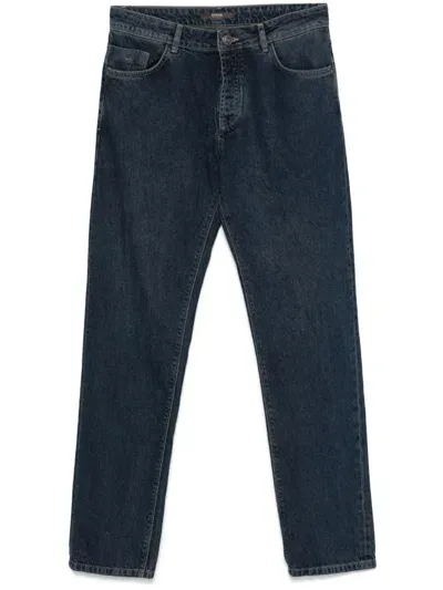 Boggi Milano Straight-leg Jeans In Blue