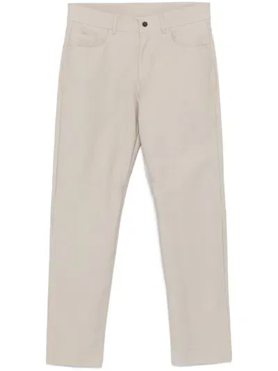 Boggi Milano Straight-leg Trousers In Neutrals