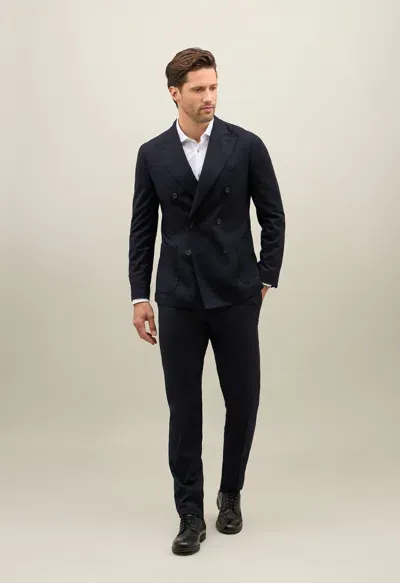 Boglioli 14-micron Wool Silk K-suit In Blue