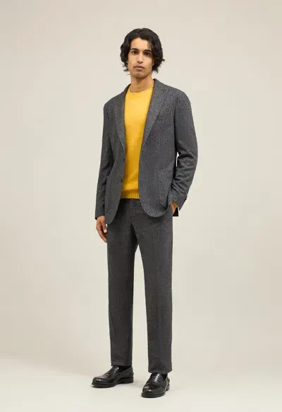 Boglioli Blended Wool K-suit In Dark Grey