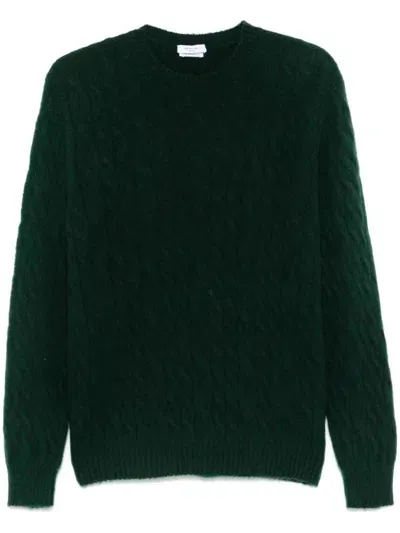 Boglioli Cable-knit Sweater In Green