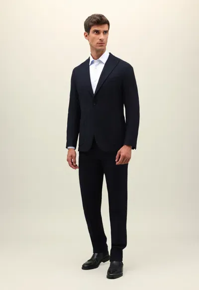 Boglioli Comfort Wool Cashmere K-suit In Blue