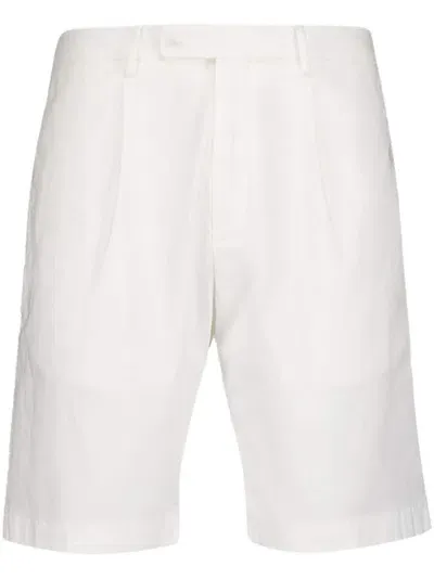 Boglioli Cotton Relaxed Shorts In White