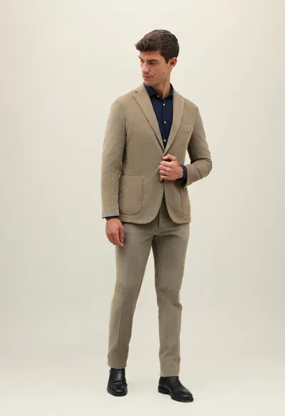 Boglioli Garment Dyed Corduroy K-suit In Brown