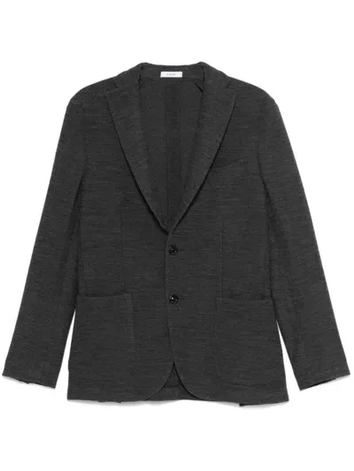 Boglioli Single-breasted Blazer In Gray