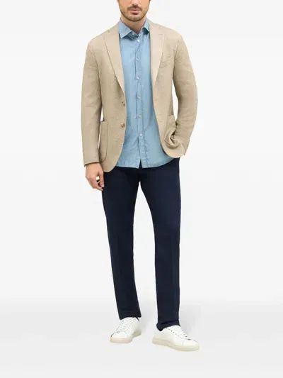 Boglioli K-jacket Single-breasted Blazer In Neutrals