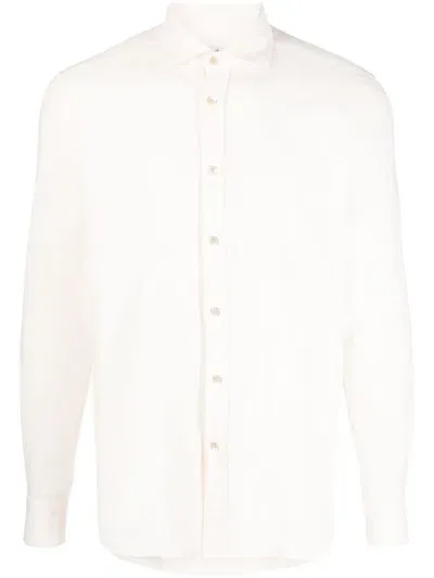 Boglioli Long-sleeve Buttoned Shirt In Neutrals