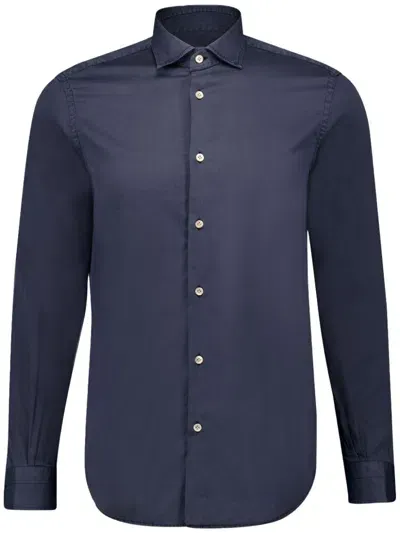 Boglioli Long Sleeve Shirt In Blue