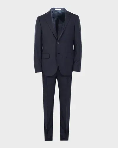 Boglioli Men's Solid Wool Suit In Navy