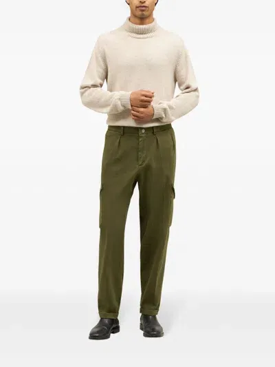 Boglioli Pleat-detail Cargo Trousers In Green