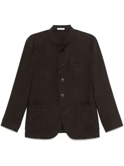 Boglioli Single-breasted Jacket In Brown