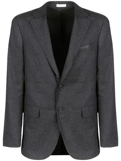 Boglioli Virgin-wool Single-breasted Suit In Grey