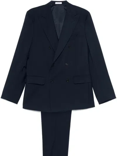 Boglioli Virgin Wool Suit In Blue