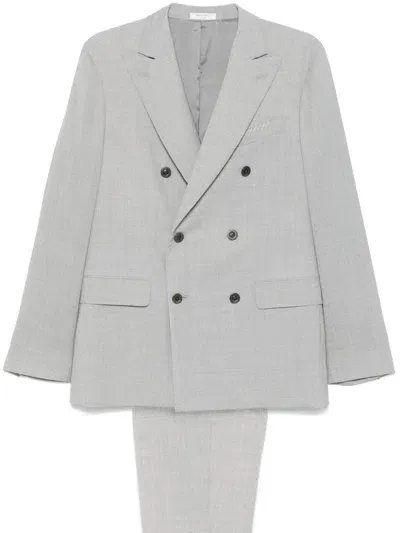 Boglioli Virgin Wool Suit In Grey