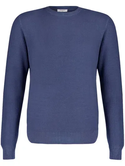 Boglioli Wool Sweater In Blau