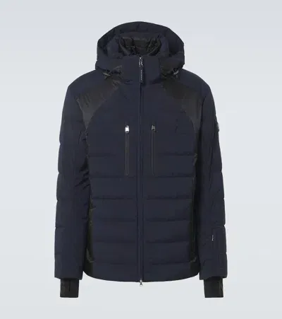 Bogner Balin Quilted Down Ski Jacket In Blue