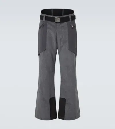 Bogner Coen Corduroy Ski Pants In Gray