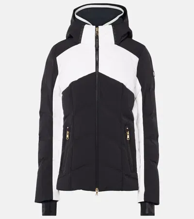 Bogner Delina Colorblocked Ski Jacket In Black