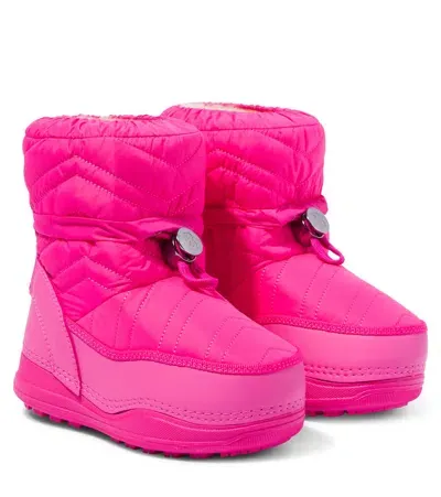 Bogner Kids' Faux Leather Ankle Boots In Pink