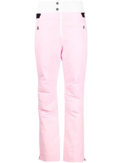 Bogner Maren High-waist Straight-leg Ski Pants In Pink