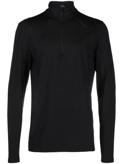 Bogner Harry Half-zip Fleece Ski Top In Schwarz