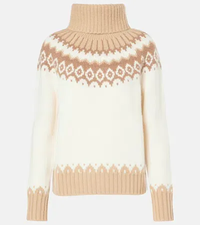 Bogner Ingrid Cashmere Turtleneck Sweater In Eggshell