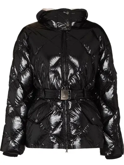 Bogner Amara Shearling-lined Down Ski Jacket In Black