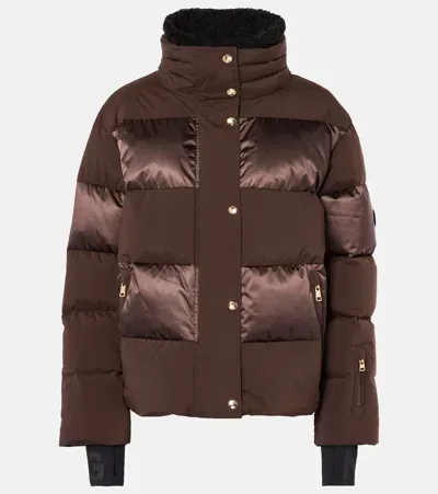 Bogner Naja Down Jacket In Brown