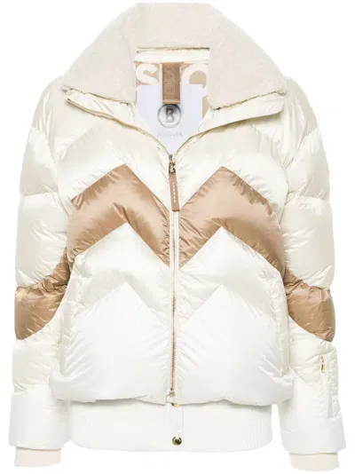 Bogner Vanja Ski Jacket In Ivory