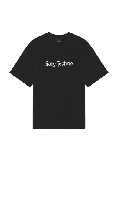 Boiler Room Holy Techno T-shirt In Black