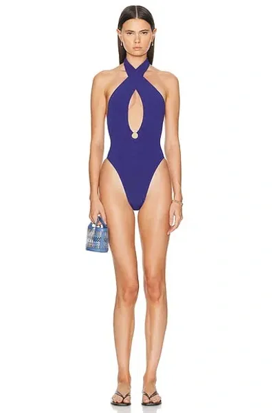 Bond Eye Tatiana One Piece Swimsuit In Sapphire Animalia