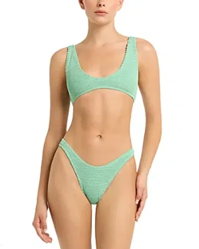 Bondeye Bond-eye Scout Crop Bikini Top In Bermuda Lurex