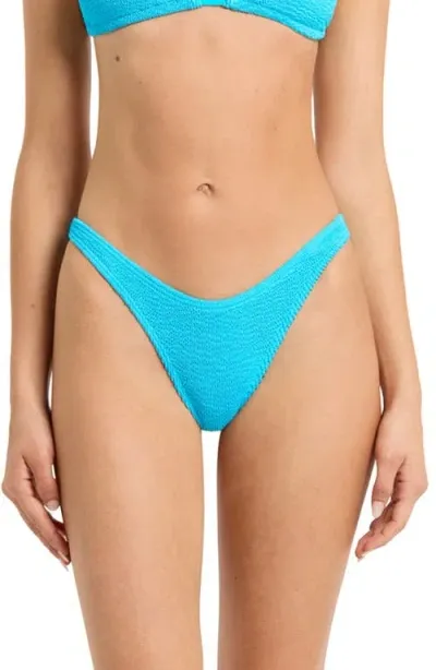 Bondeye Bond-eye Sinner Bikini Bottoms In Cyan Recycled