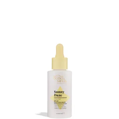 Bondi Sands Sunny Daze Hydrating Spf 50+ Face Fluid Drops 30ml In White