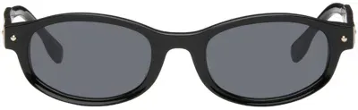 Bonnie Clyde Black Roller Coaster Sunglasses In Black & Black