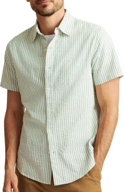 Bonobos Riviera Seersucker Slim Fit Short Sleeve Button-up Shirt In Jacque Stripe