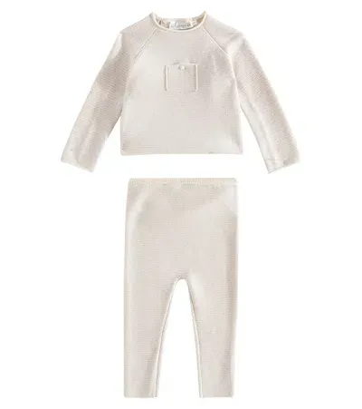 Bonpoint Baby Set Aus Pullover Und Hose In Multicolor