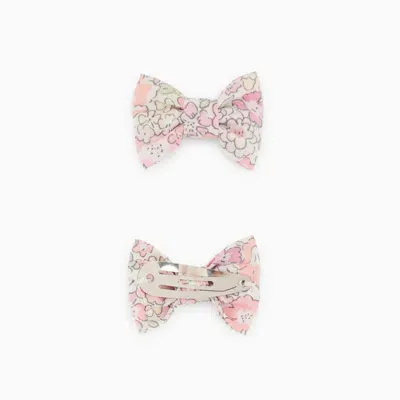 Bonpoint Kids' Bow Clip Set Pink