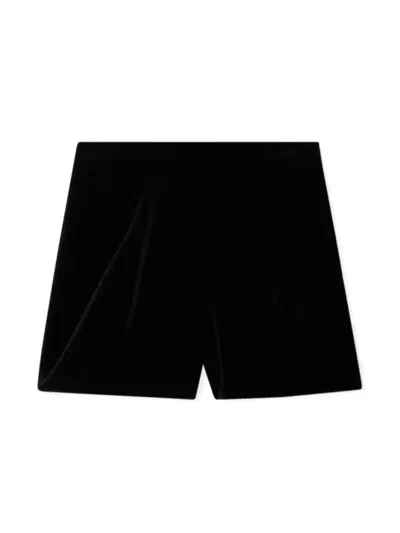 Bonpoint Kids' Flash Velvet Shorts In Black