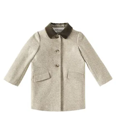 Bonpoint Kids' Ginette Coat In C Mastic Chine