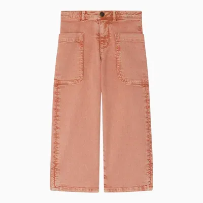 Bonpoint Orange Cotton Trousers