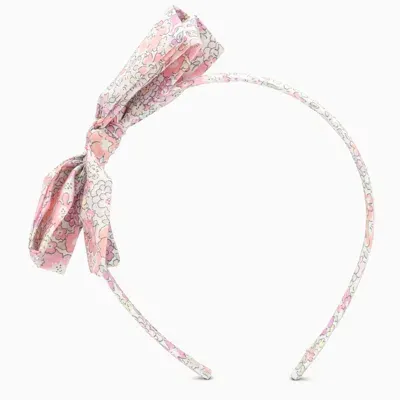 Bonpoint Kids' Pink Headband With Maxi Bow