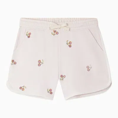 Bonpoint Powder Pink Cotton Caroline Shorts