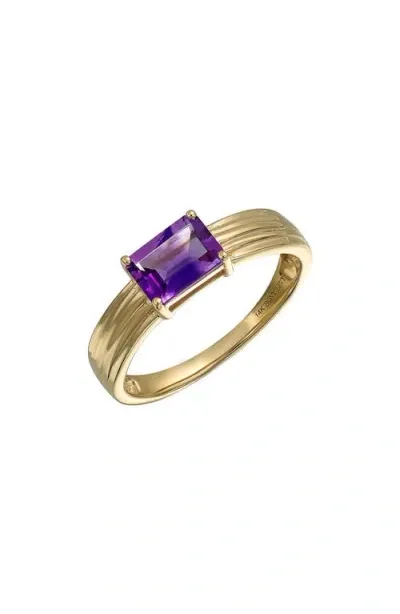 Bony Levy 14k Gold Amethyst Ring In 14k Yellow Gold