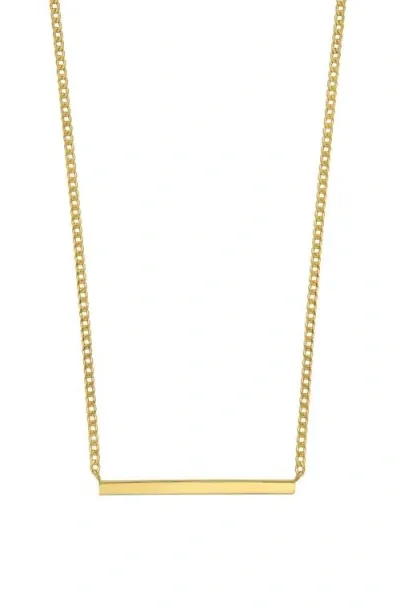 Bony Levy 14k Gold Bar Pendant Necklace In 14k Yellow Gold