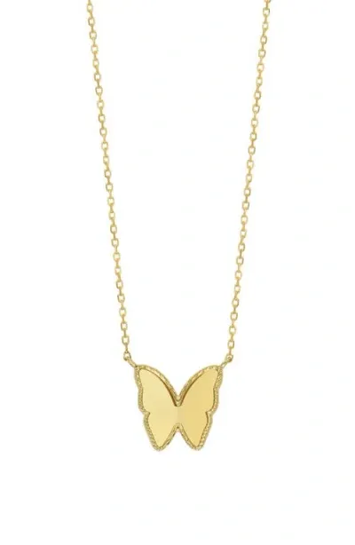 Bony Levy 14k Gold Butterfly Pendant Necklace In 14k Yellow Gold