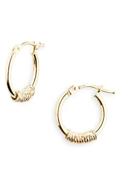 Bony Levy 14k Gold Disc Hoop Earrings In 14k Yellow Gold