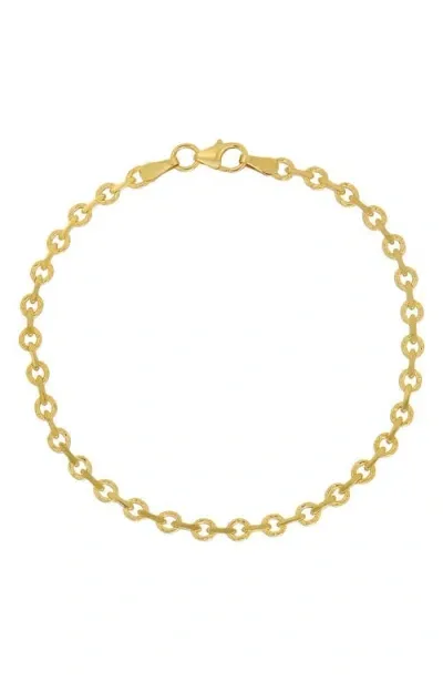 Bony Levy 14k Gold Etched Chain Bracelet In 14k Yellow Gold