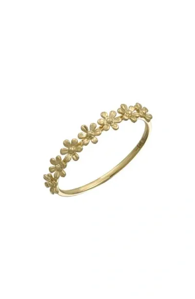 Bony Levy 14k Gold Flower Ring In 14k Yellow Gold